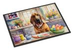 NEW Decorating Easter Bloodhound Doormat Front Door Mat Indoor Outdoor Rugs for Entryway, Non Slip Washable Low Pile, 18H X 27W