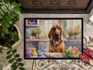 NEW Decorating Easter Bloodhound Doormat Front Door Mat Indoor Outdoor Rugs for Entryway, Non Slip Washable Low Pile, 18H X 27W