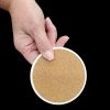 Westie Luau Large Sandstone Coasters Pack of 4 Absorbent Round Coasters Decor Gifts for Men or Women, 4 in, Multicolor