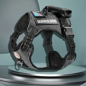 Pet Harness And Leash Set For Dog & Cat; Adjustable No Pull Service Dog Vest Harness For Walking (Color: Pink, size: s)