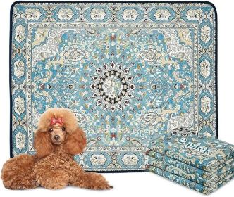 Qeils Washable Pee Pads for Dogs, 2 Pack Reusable Puppy Pads 36"x41" Super Absorbent Leakproof Dog Training Pads, Non-Slip Potty Pads for Floor, Crate (size: 36"*41"(Pack of 2))