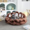 Cute Dog Bed Bear Paw Shape Pet Bed - Dog Beds & Furniture for Small and Medium Dogs, Cat Beds for Indoor Cats