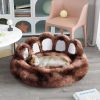 Cute Dog Bed Bear Paw Shape Pet Bed - Dog Beds & Furniture for Small and Medium Dogs, Cat Beds for Indoor Cats