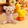 Natural Jute Dog Chewing Rope For Dental Tough With Cute Animals Fruit Eco-Friendly Knot